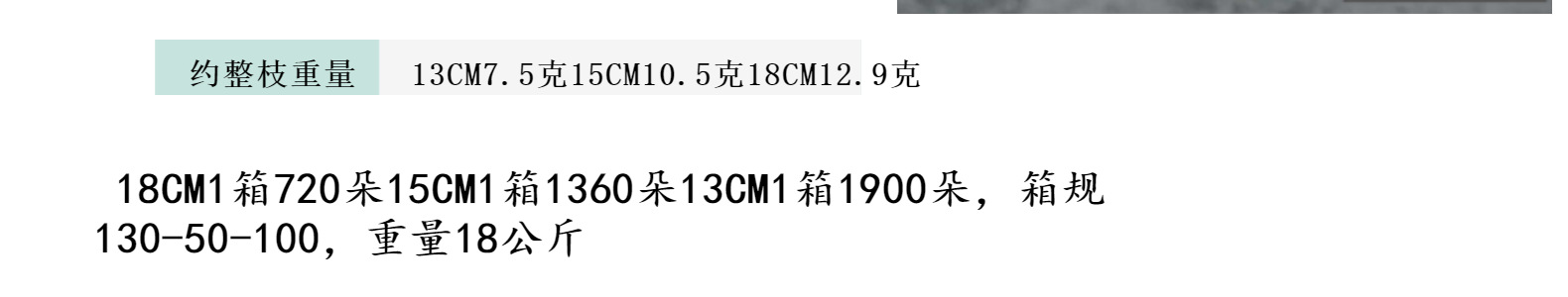 跨境仿真花EVA玉兰花头13cm手感头饰木棉花布置装饰假花摆件批发详情5