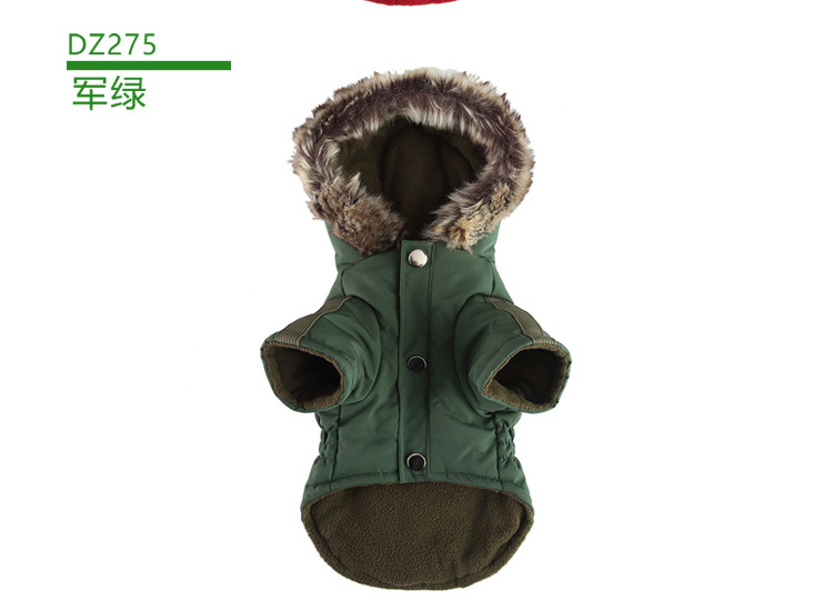 现货批发狗衣服秋冬保暖加厚猫咪棉衣反光背带泰迪比熊跨境狗衣服详情25