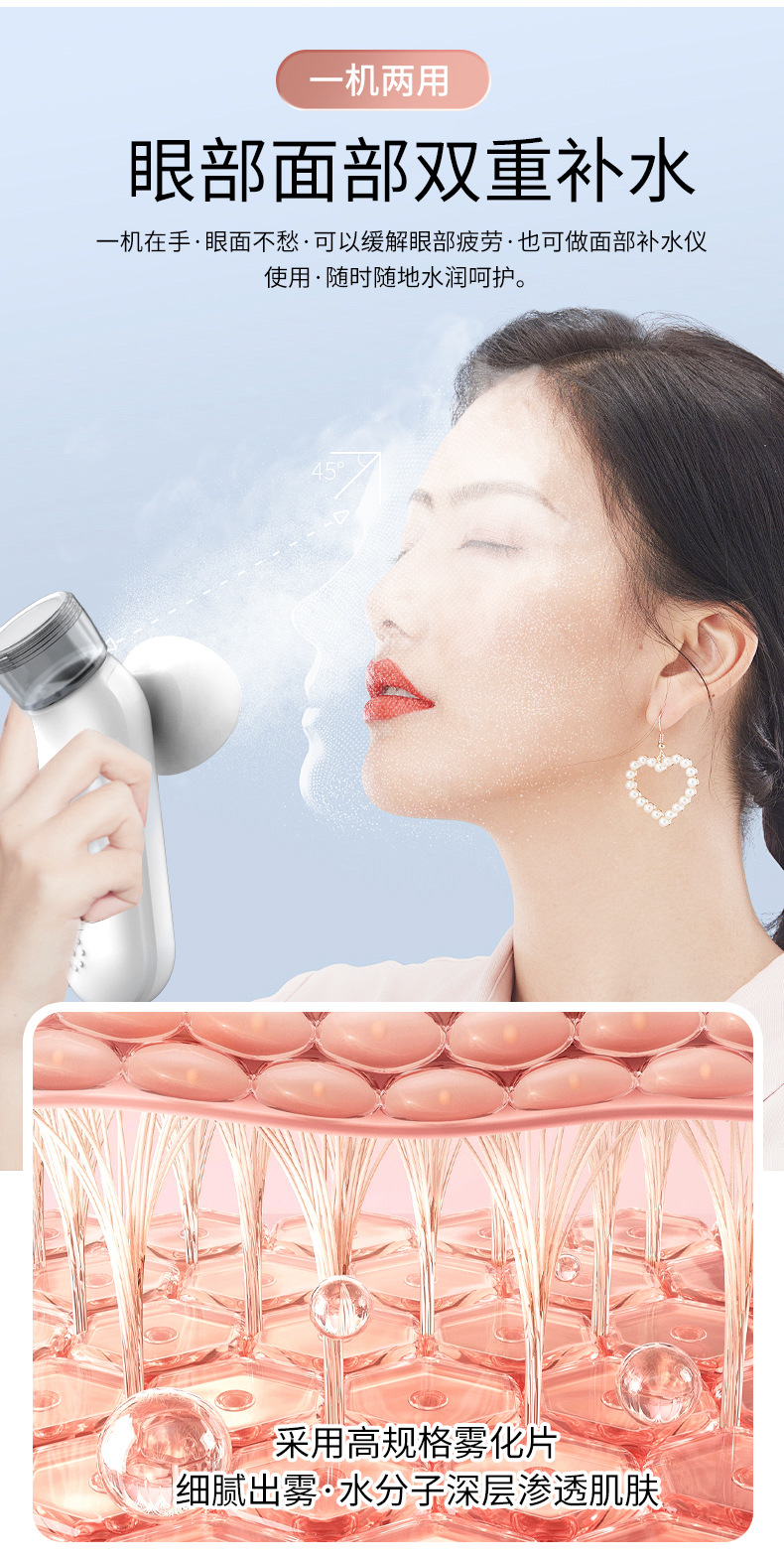 跨境款润眼仪便携式电动雾化洗眼喷雾保湿热敷护眼喷雾仪洗眼仪详情10