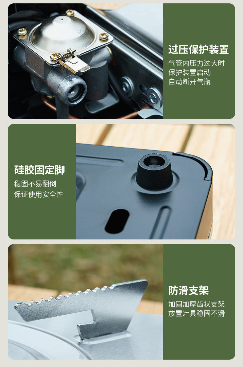 户外卡式炉便携式烧烤煤气炉野外燃气炉具瓦斯炉卡磁卡斯炉子露营详情17