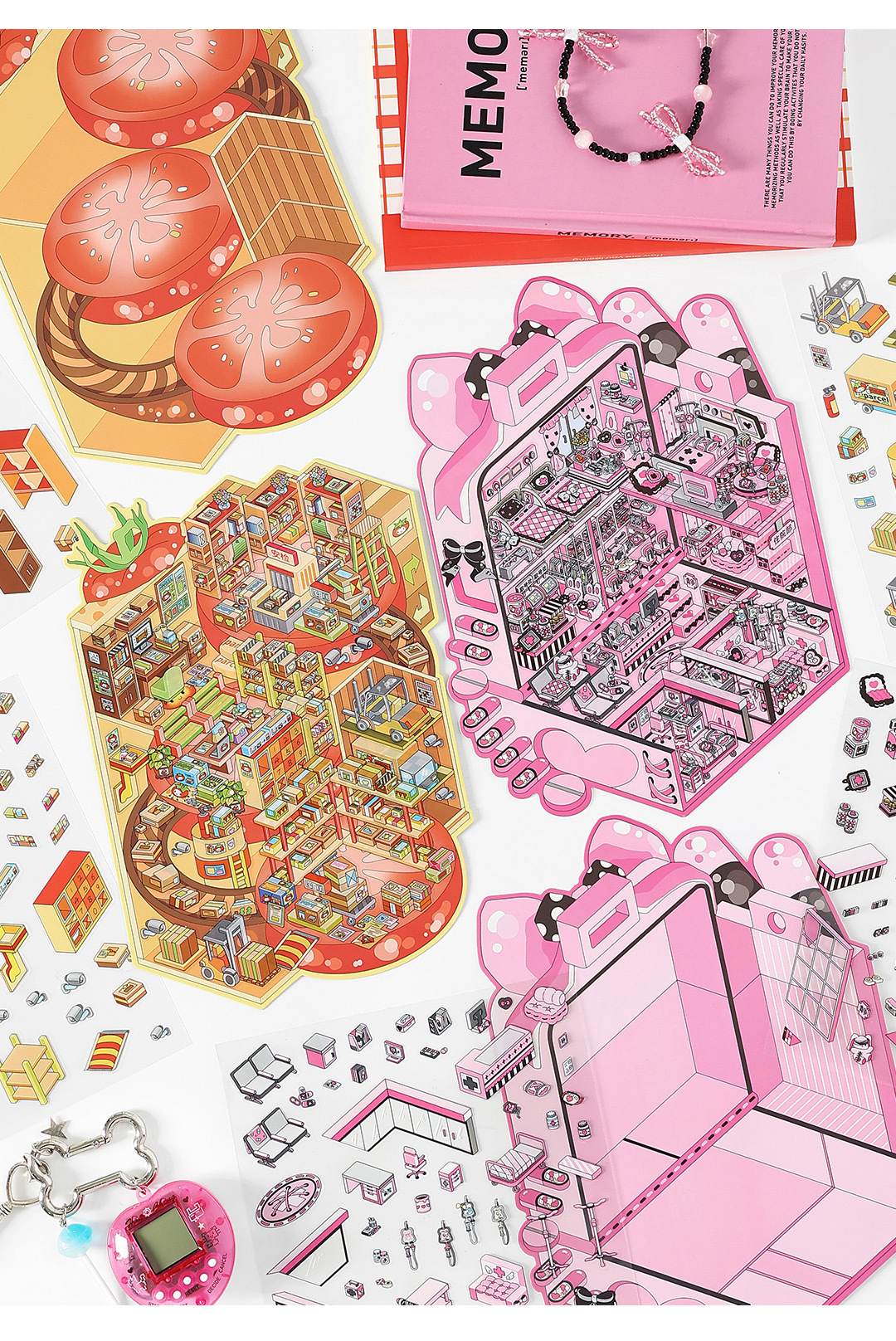 墨言Infeel.Me白卡造景贴纸今日营业中第十四弹微缩立体国潮趣味详情14