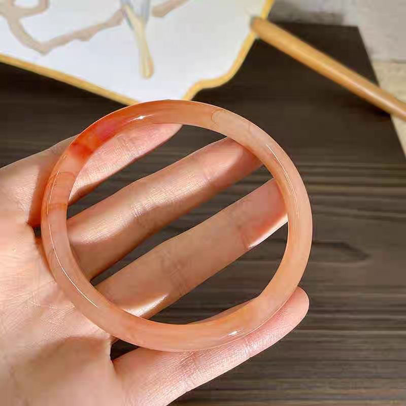 玻璃仿玉手镯批发细手镯叮当响叮当镯汉服配饰手镯禁步环圈批发手详情8