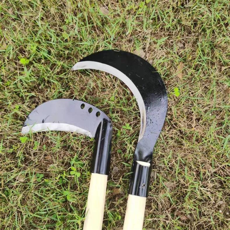 Agricultural sickle for grass cutting, household fishing, express manganese steel, all-steel, leek cutting, rape cutting, tree cutting and grass cutting, grass cutting knife pic 10