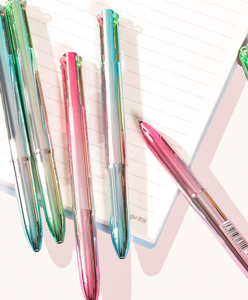 Weiya Hui Metallic Texture Gel Pen 23218 Four-in-one Gel Pen ST Multi-color Gel Pen wholesale pic 1