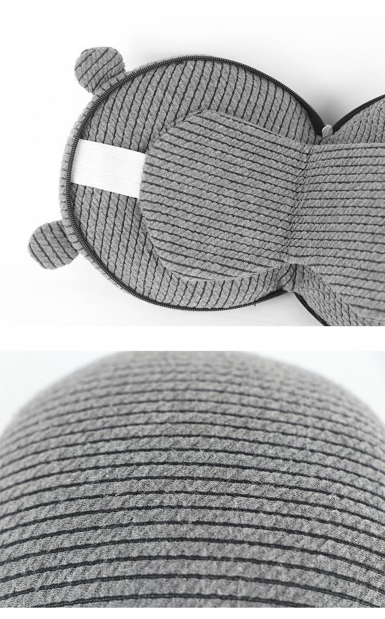 Cross-border multi-functional eye mask and neck pillow sleep wonder 2-in-one cartoon cute storage eye mask and neck pillow set pic 3