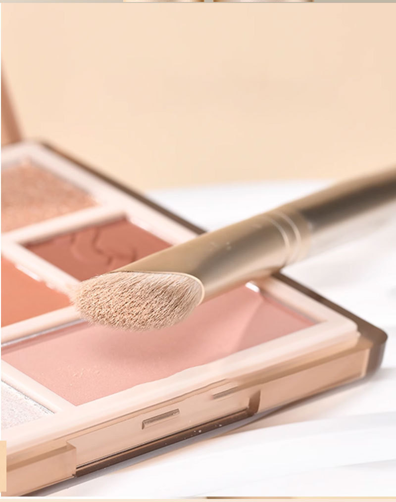 New Cangzhou makeup brush, scythe nose shadow brush, semi-fan-shaped slanted scythe eyeliner brush, blade brush, eyelid reclining brush pic 9