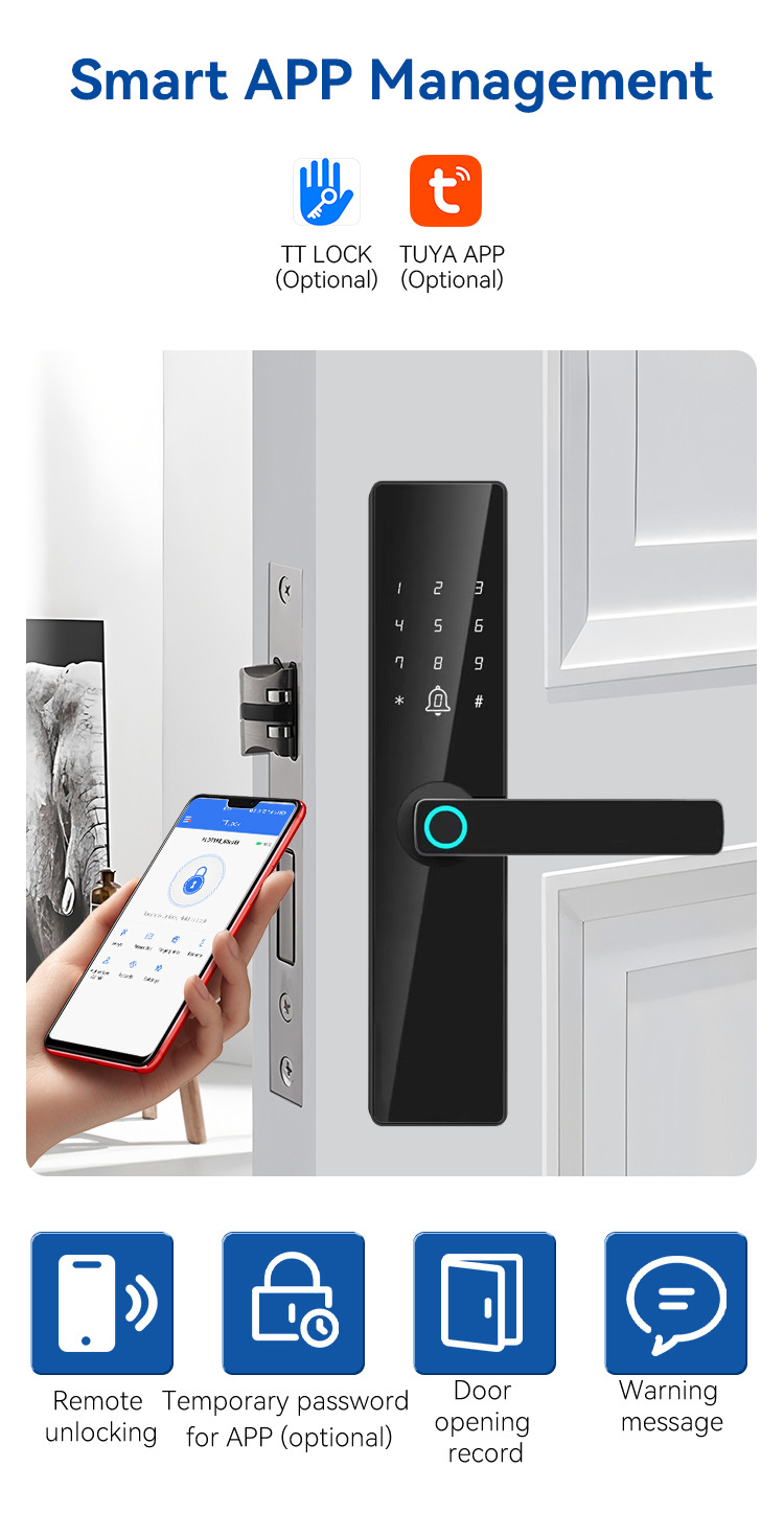 In foreign trade, one can open fingerprint locks, household room door locks, password electronic locks, door locks, apartment fingerprint locks, and graffiti pic 4
