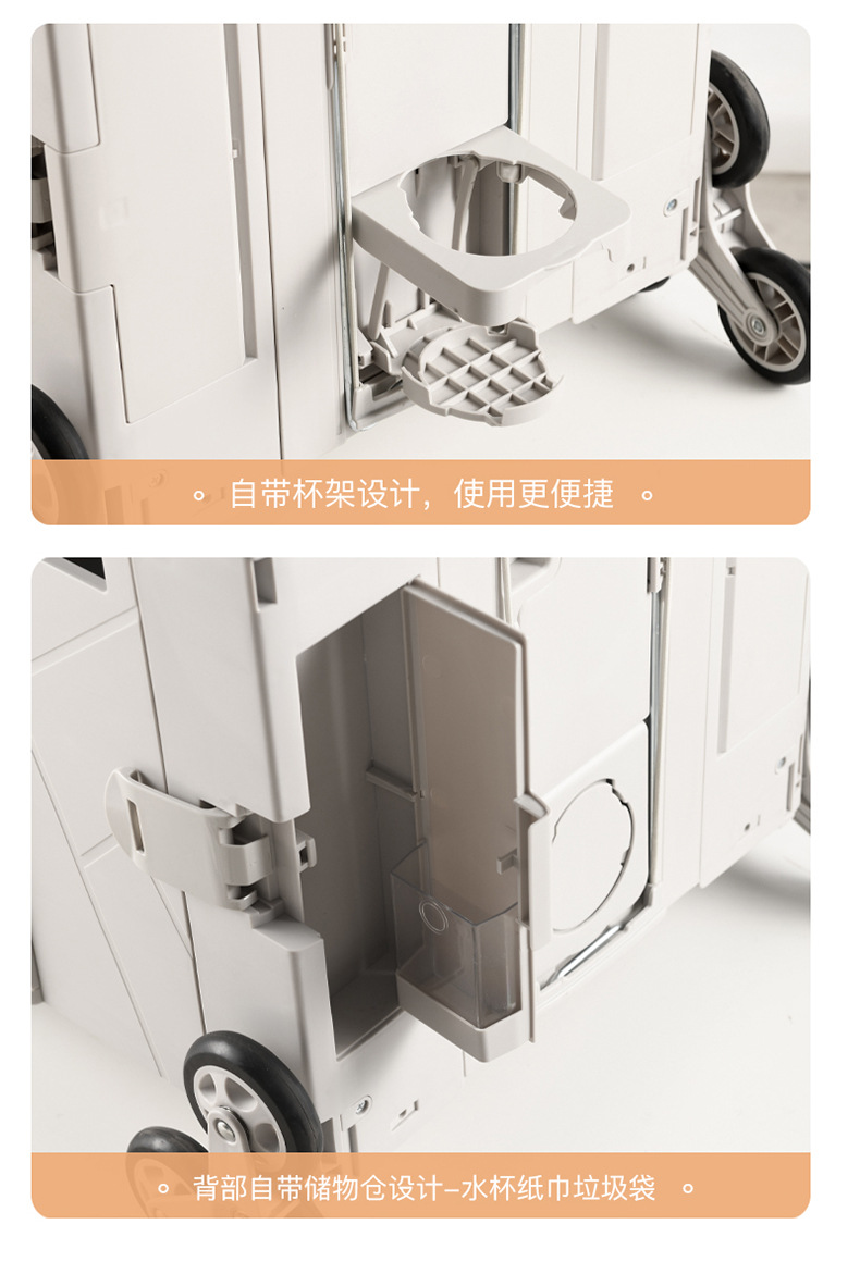 露营车折叠桌手拉车推车拓展营地推车摆摊野营小营车详情24