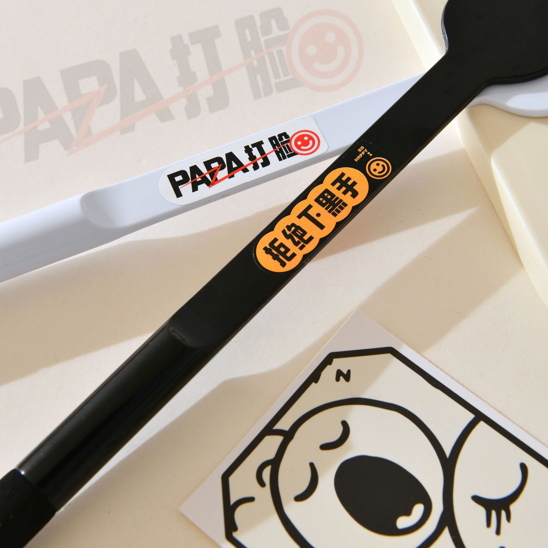 Flattery palm pen, fun gel pen, primary school palm pen, large-sized game prank prop, palm pen pic 16
