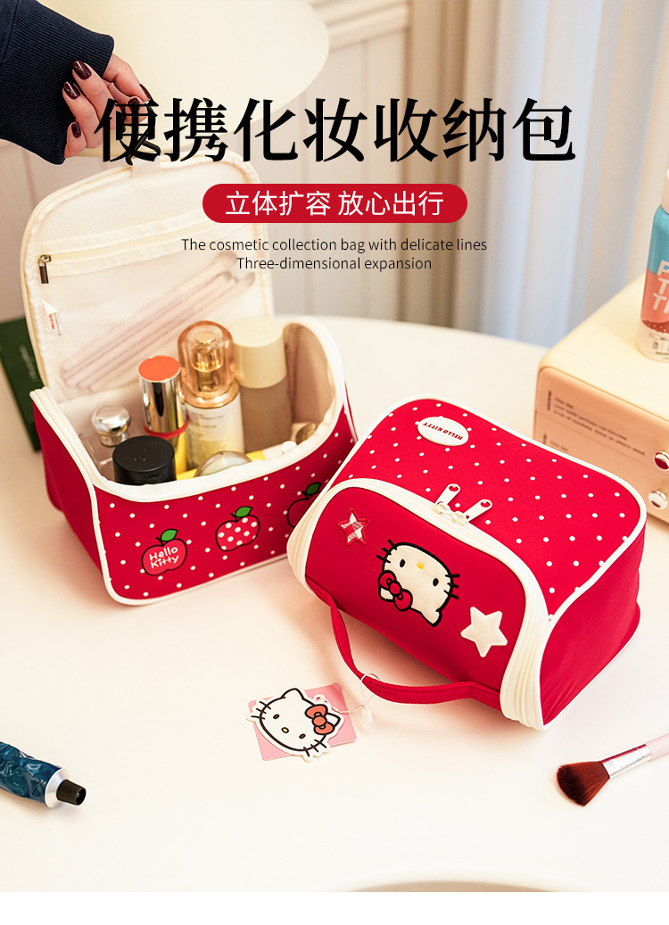 五金牌彩色Hello Kitty便携手提包保温袋托特包礼品双肩包16寸电脑包详情1