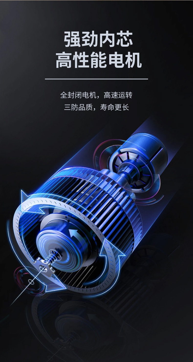 Camel desktop electric fan, desktop, student dormitory, home, living room, bedroom, strong wind force, energy-saving, quiet, oscillating, small pic 5