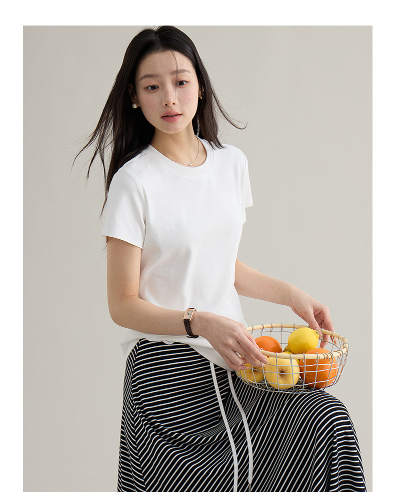 【 Blockbuster B: Super Comfortable Double-collar T-shirt with Upgraded Fabric 】 Spring short-sleeved T-shirt pic 40