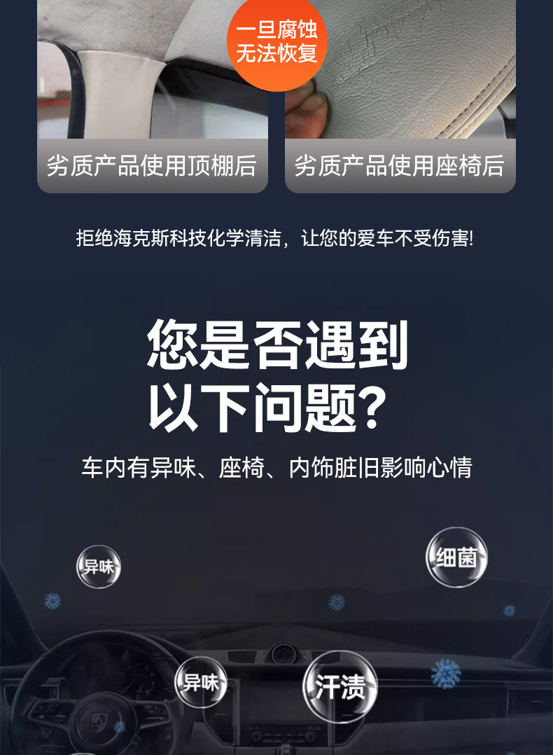 汽车内饰湿巾皮革护理湿巾真皮上光翻新修护去污护理用品车载清洁详情8