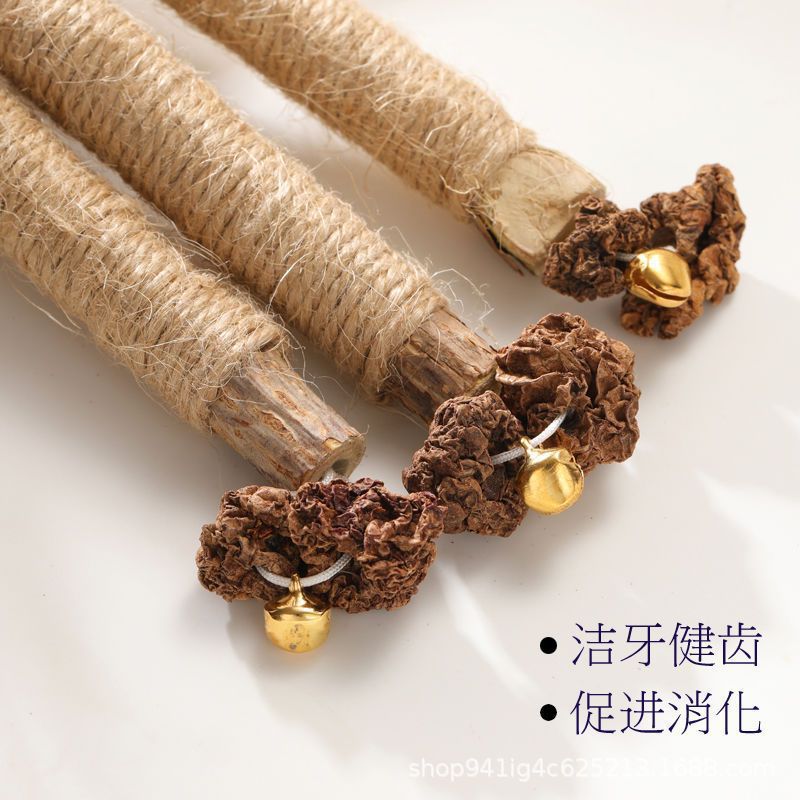 木天蓼磨牙棒猫咪玩具虫瘿果拉菲草成幼猫自嗨啃咬磨牙洁齿去牙垢详情4