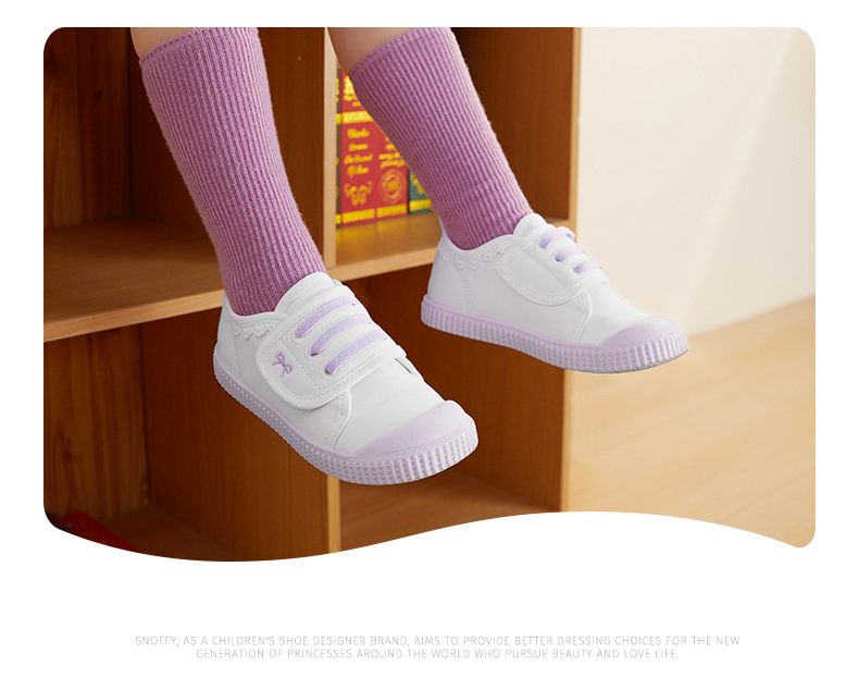 斯纳菲女童帆布鞋2025年春季新款室内宝宝鞋轻便透气休闲鞋详情10