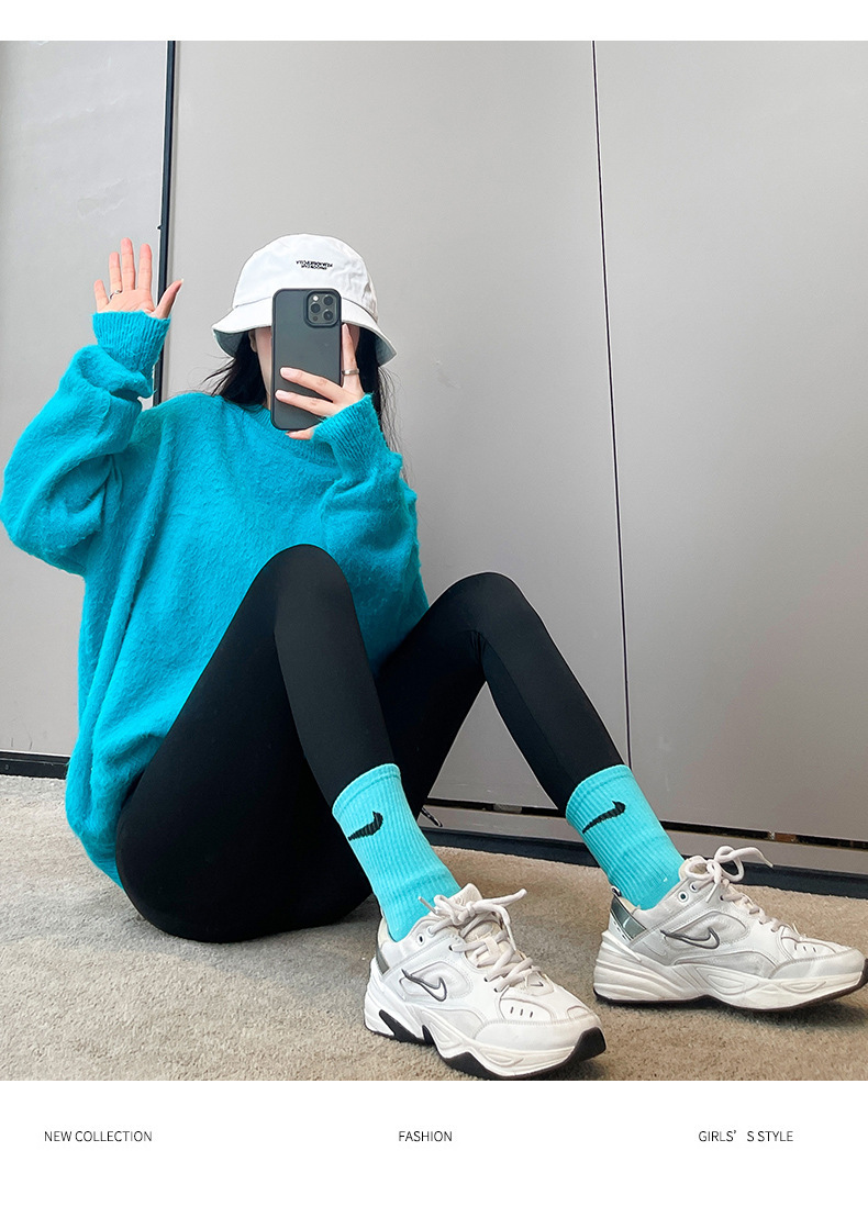 飞机标鲨鱼裤女外穿春夏紧身修身防晒提臀户外打底瑜伽芭比裤女详情20