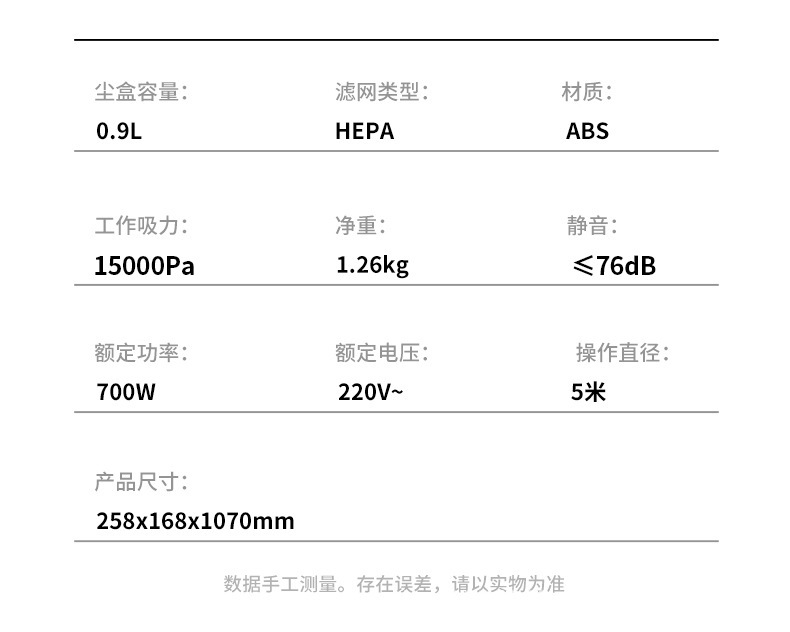 新款家用吸尘器大吸力手持式便携干湿两用除螨小型扫地拖地机批发详情33