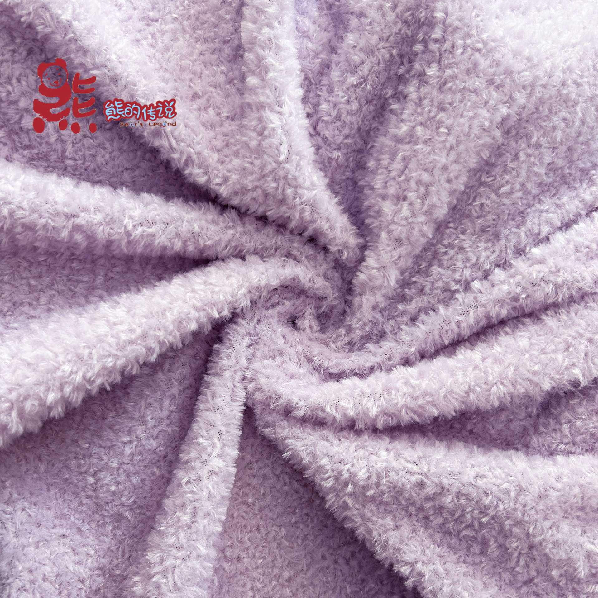 蜜雪绒雪花绒珍珠绒短毛绒玩具公仔动物头绒布料现货批发家纺毯类法兰绒毯详情5