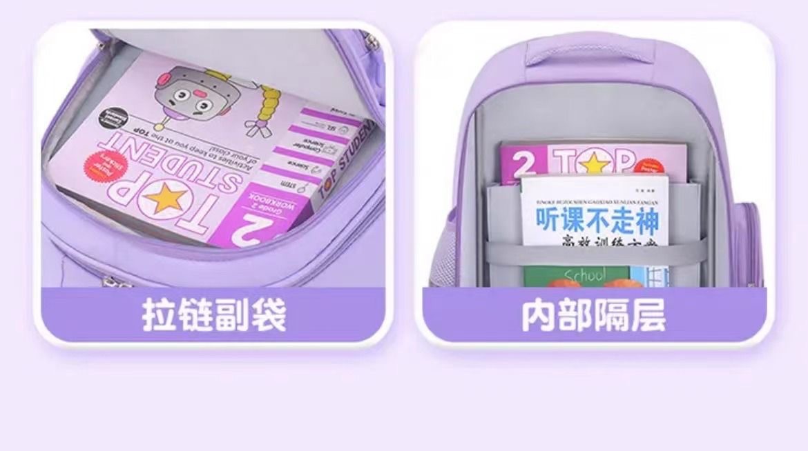 跨境外贸书包小学生女减负一二三到六年级大容量可爱美乐蒂儿童详情11
