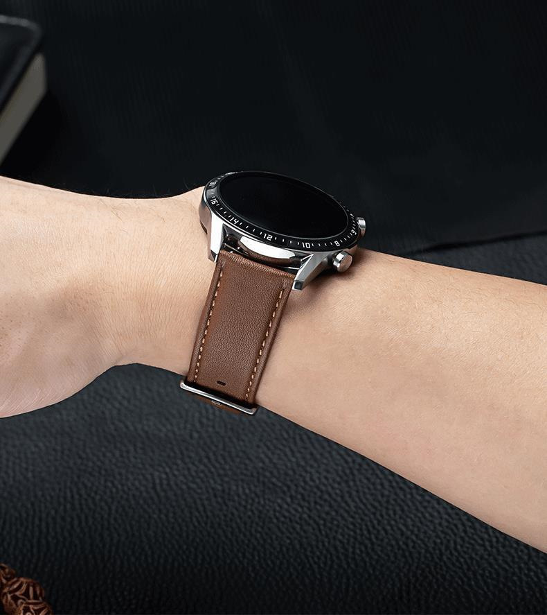 适用于华为GT5 真皮手表带官方同款智能手表带真皮表带现货速发详情26