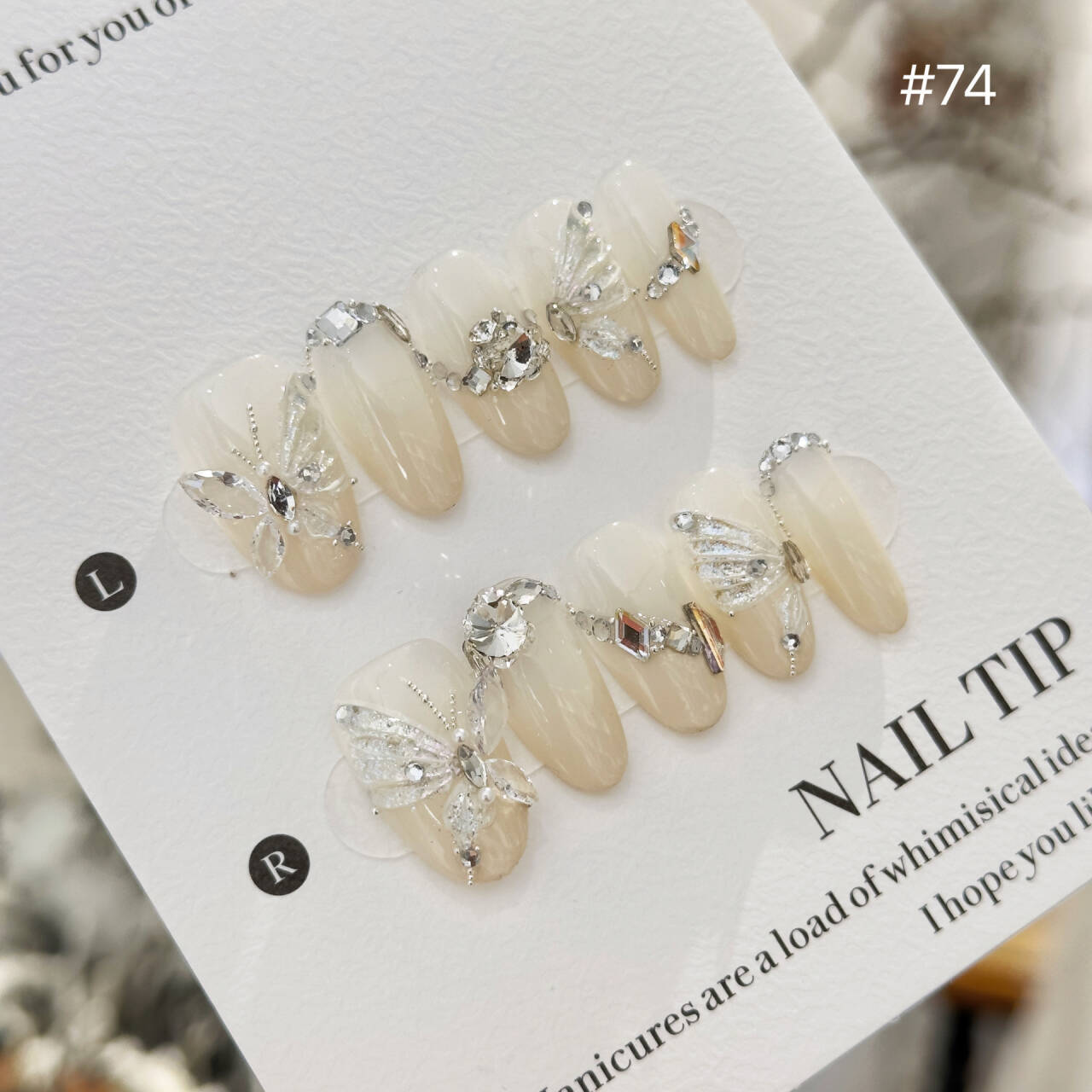 Nai Xi [Original] Pure handcrafted wearing, European and American fairy-like high-end light luxury three-dimensional relief butterfly super-bright zircon pic 12