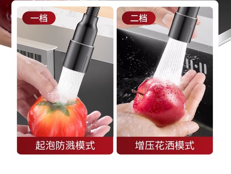 厨房水龙头延伸器家用防溅水神器加长洗菜盆池万向旋转延长管水嘴详情17