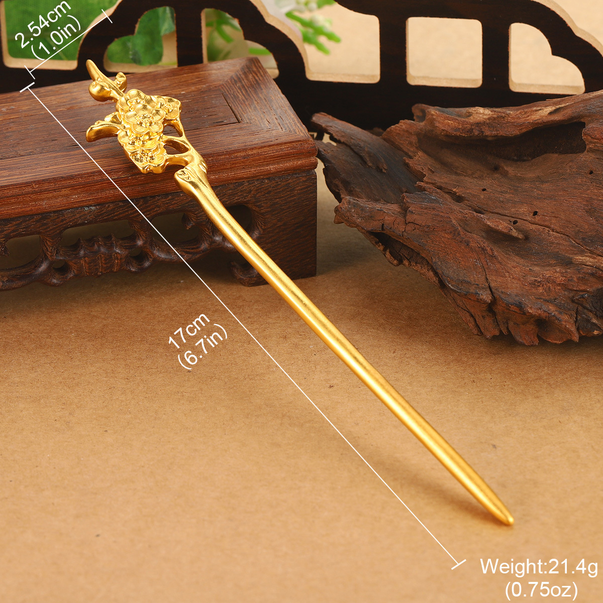 New ancient-style hair accessories, new hair forks, high-end Hanfu accessories, high-end ornaments, hollowed-out dragon geometric auspicious cloud hairpins wholesale pic 46