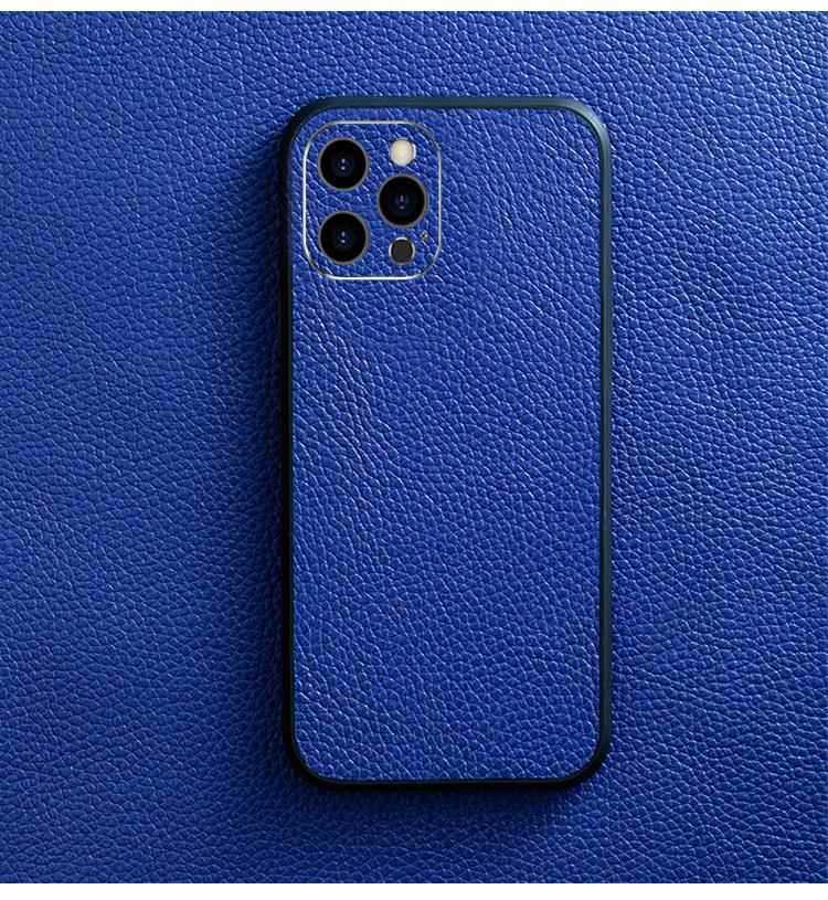 This new genuine leather frame lens is suitable for the Apple 14ProMax15 13 phone case. It features a high-end leather veneer with a lychee texture pic 23