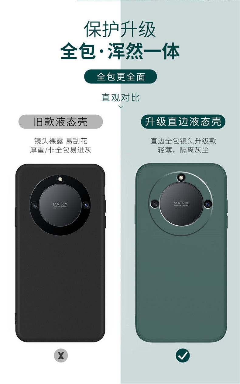 适用荣耀x60手机壳x50PRO新款x40I荣耀honorx40直边软壳X30/20/10详情5