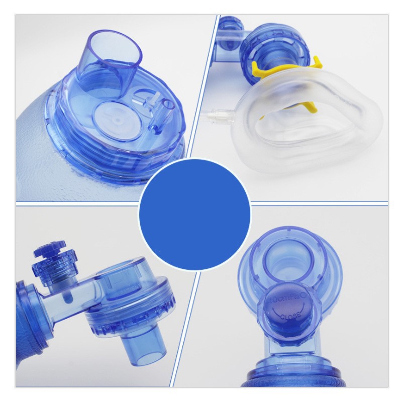 PVC disposable simple respirators exclusively for foreign trade, reusable artificial resuscitation devices, first aid awakening balls pic 9