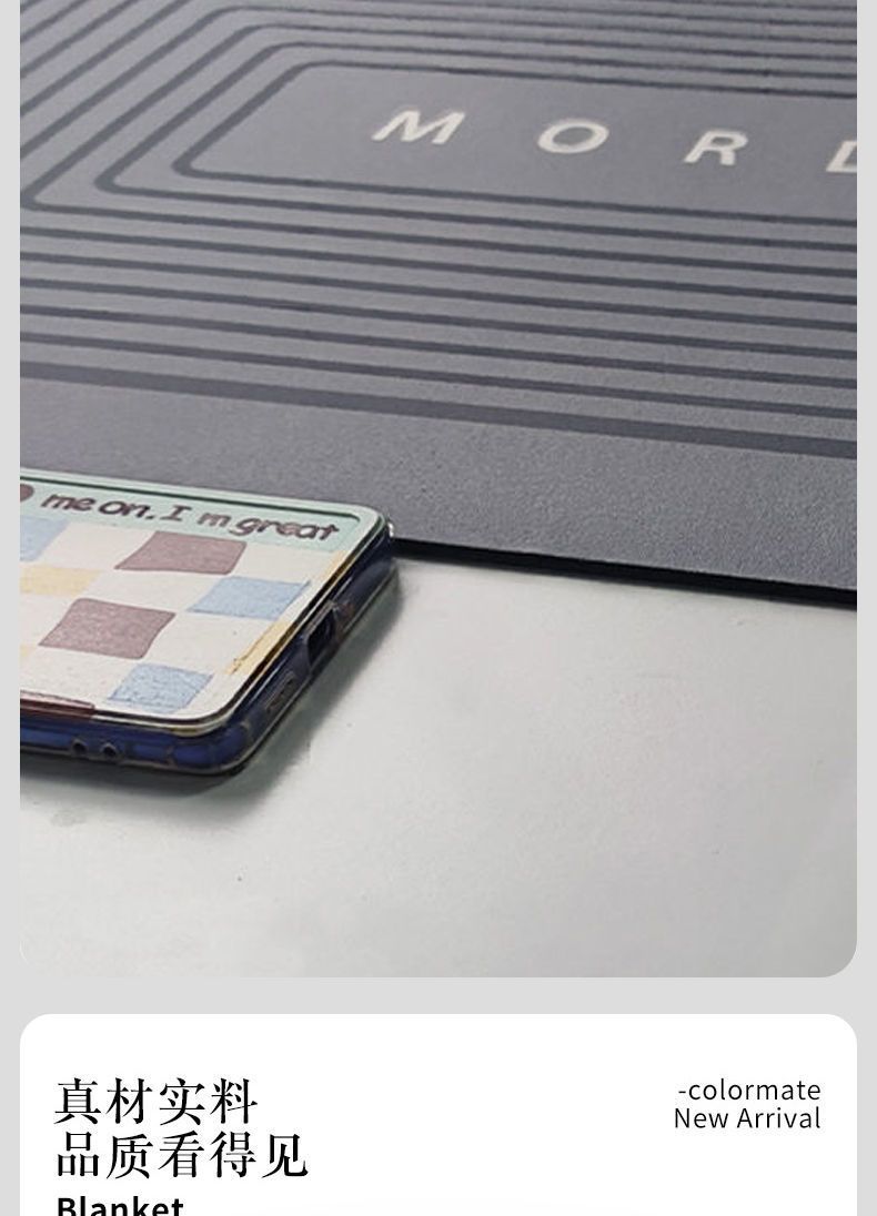 家用厨房地垫吸水吸油防滑垫现代简约家用长条硅藻泥地垫一件代发详情8