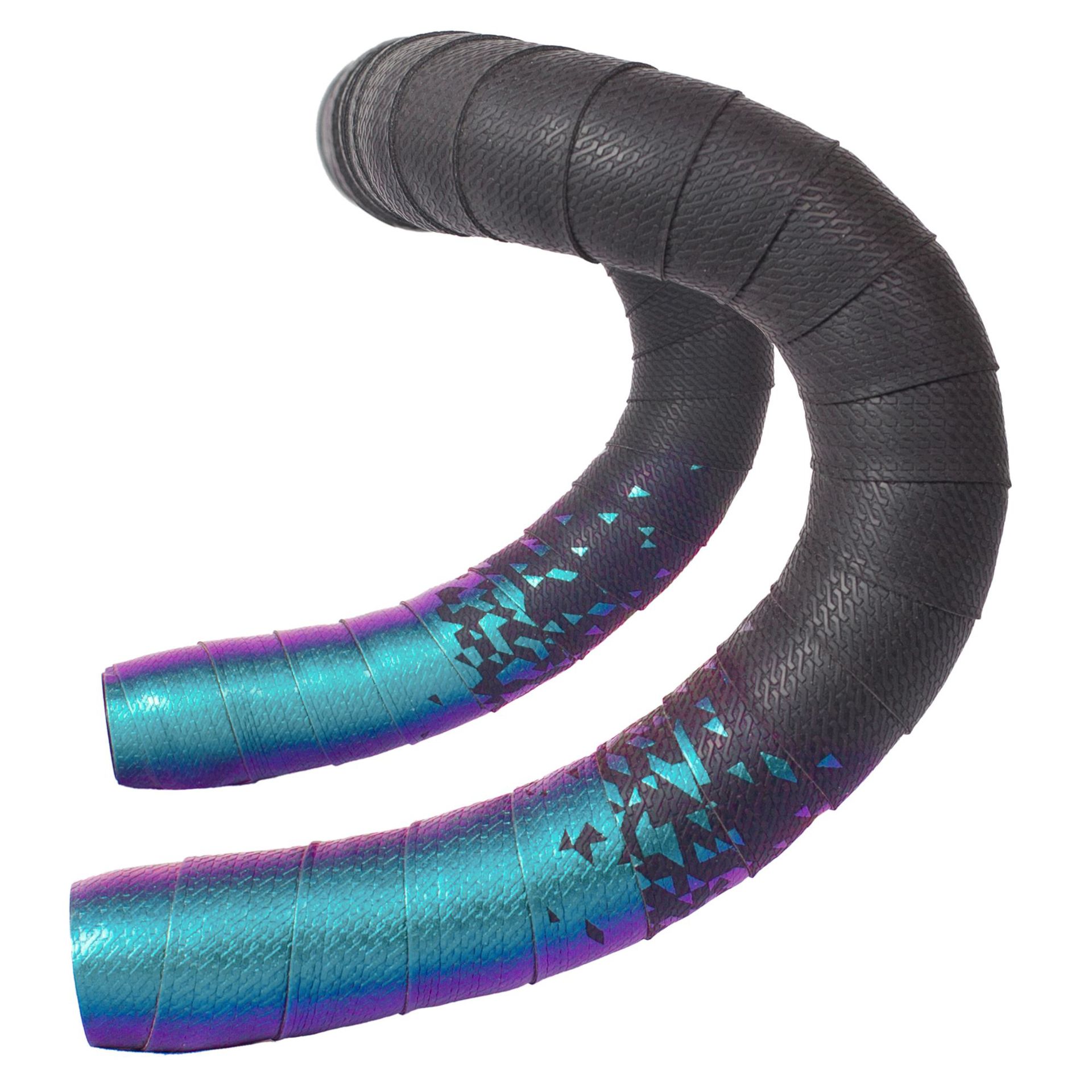 Cross-border gradient color road handlebars with anti-slip and shock-absorbing fixed flying two-color bicycle curved handlebars and leather breathable handlebars pic 18