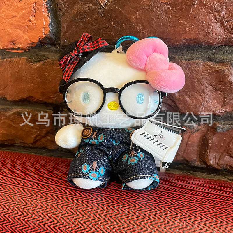 Cute hellokitty keychain pendant, kt cat plush doll, fashionable bag pendant, Kitty doll pic 10