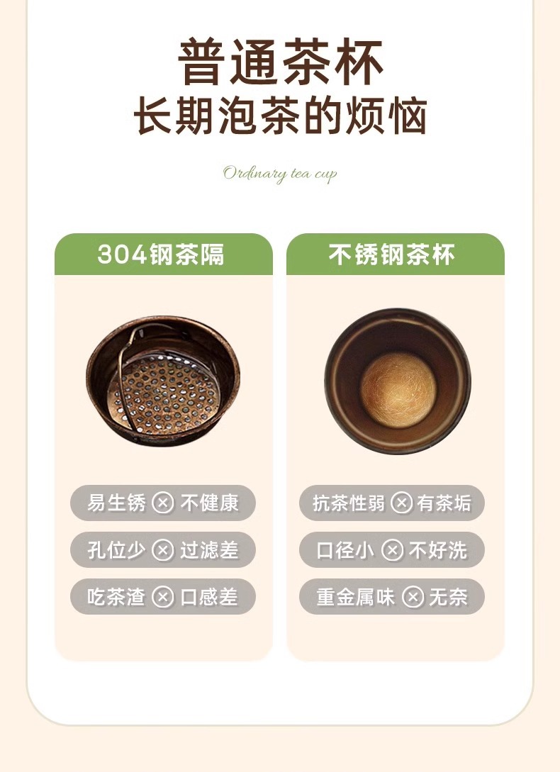 草莓生活茶水分离杯高颜值 花茶杯 高档喝茶杯女士玻璃水杯夏季女详情6