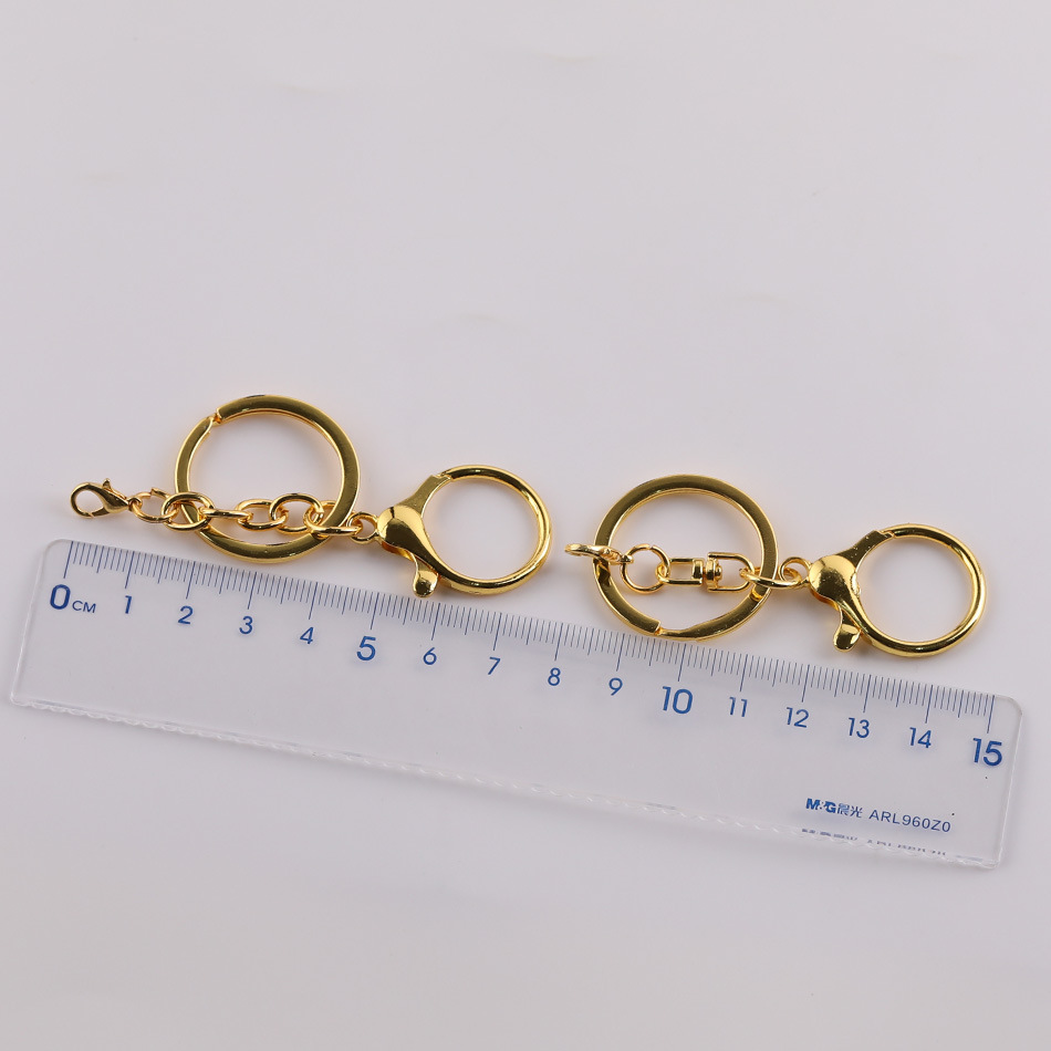 Round dragon buckle, crayfish buckle, 8-shaped buckle, four-link chain, diy metal bag buckle, connecting pendant, accessory material pic 5