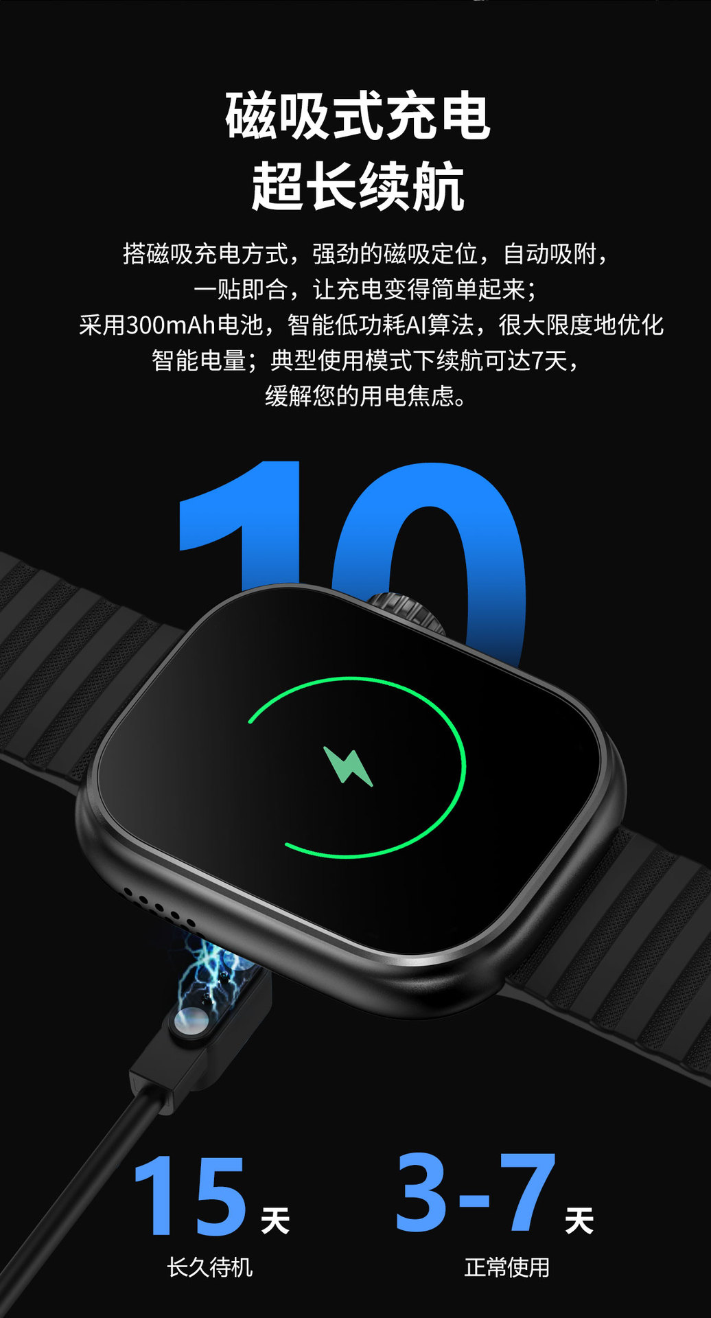 蓝牙通话智能手表ZW60ZW39ZW45体温心率血压血氧监测睡眠信息提醒详情19