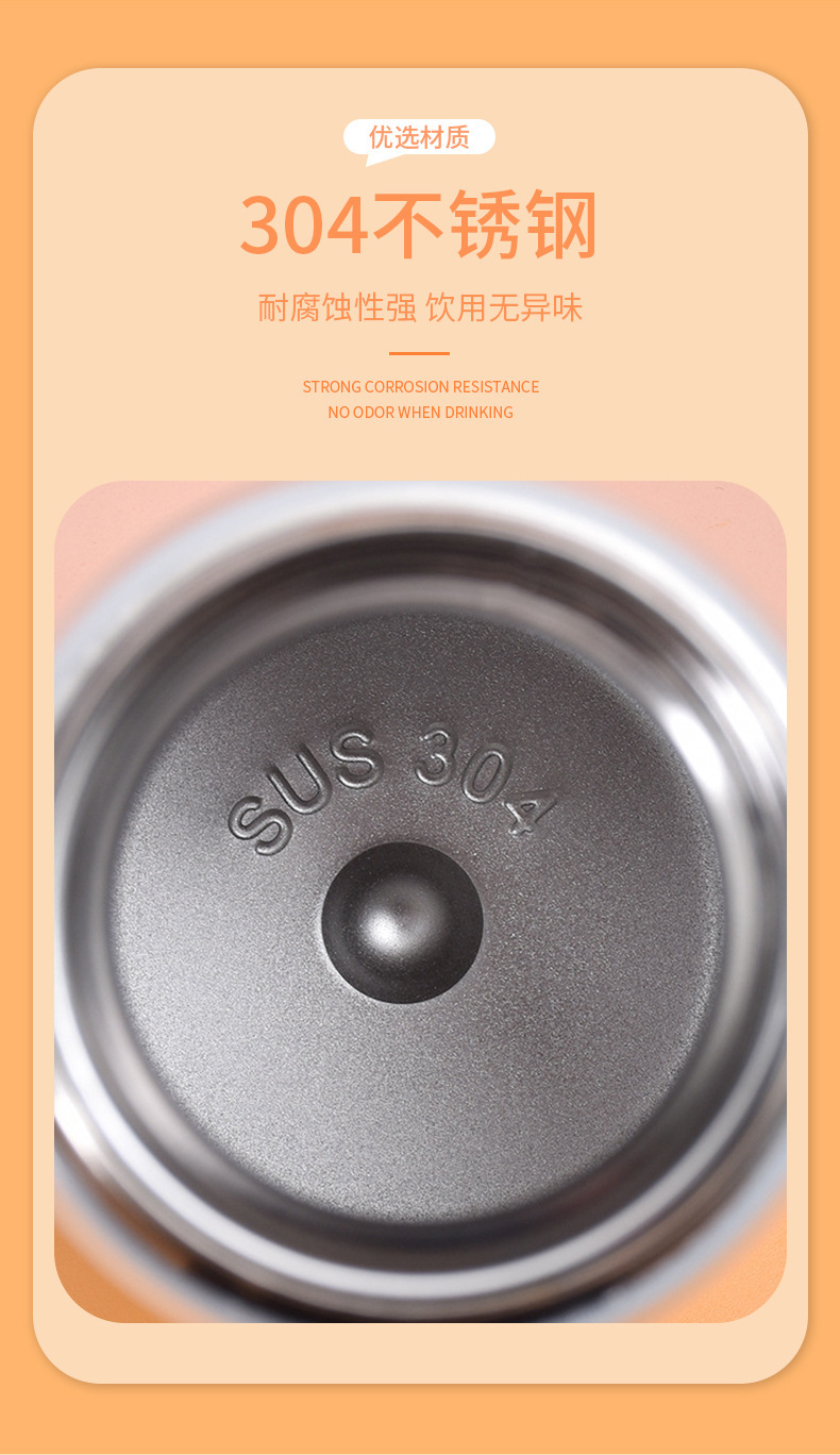 Simple and mini 304 stainless steel insulated cup, cute and small pocket cup for men and women, outdoor portable small-capacity water cup pic 5
