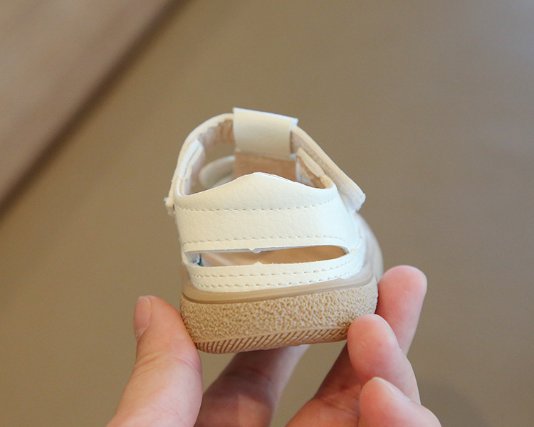 夏季新款婴儿学步鞋男女小童软底沙滩鞋0-3岁包头防滑凉鞋潮护脚详情3