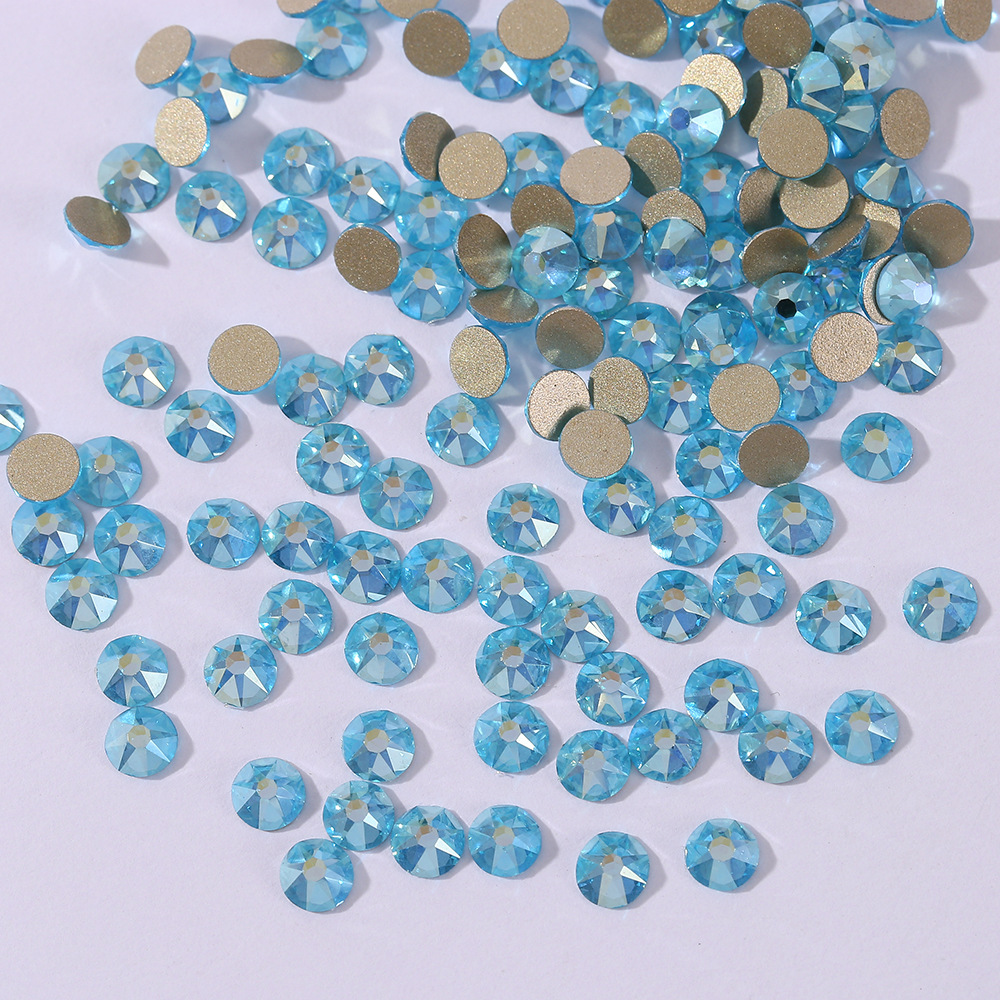Wholesale of high-quality cross-border eight or eight small imitation Chinese flat-bottomed diamond, glass and crystal diamond diy nail art accessories pic 9