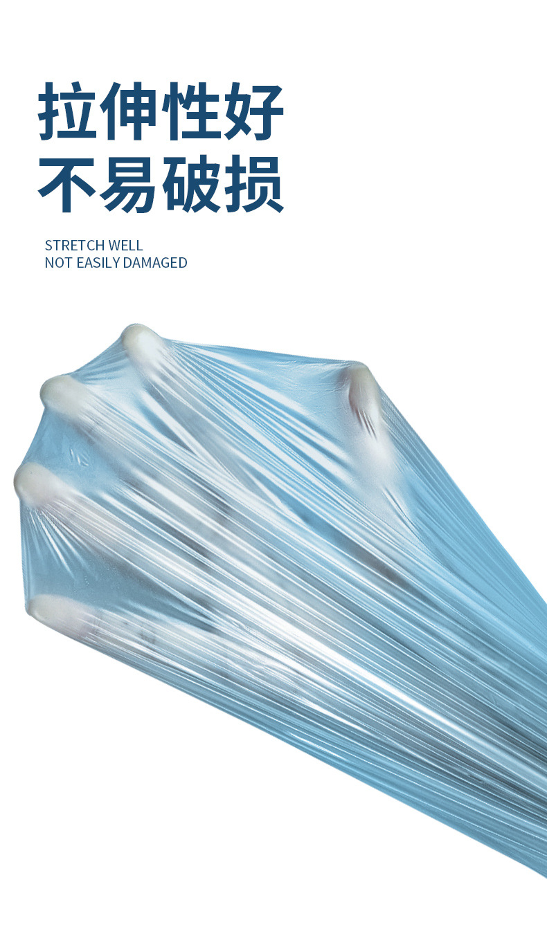 免撕手提垃圾袋加厚大小号家用收口背心式不脏手宿舍手提式塑料袋详情5