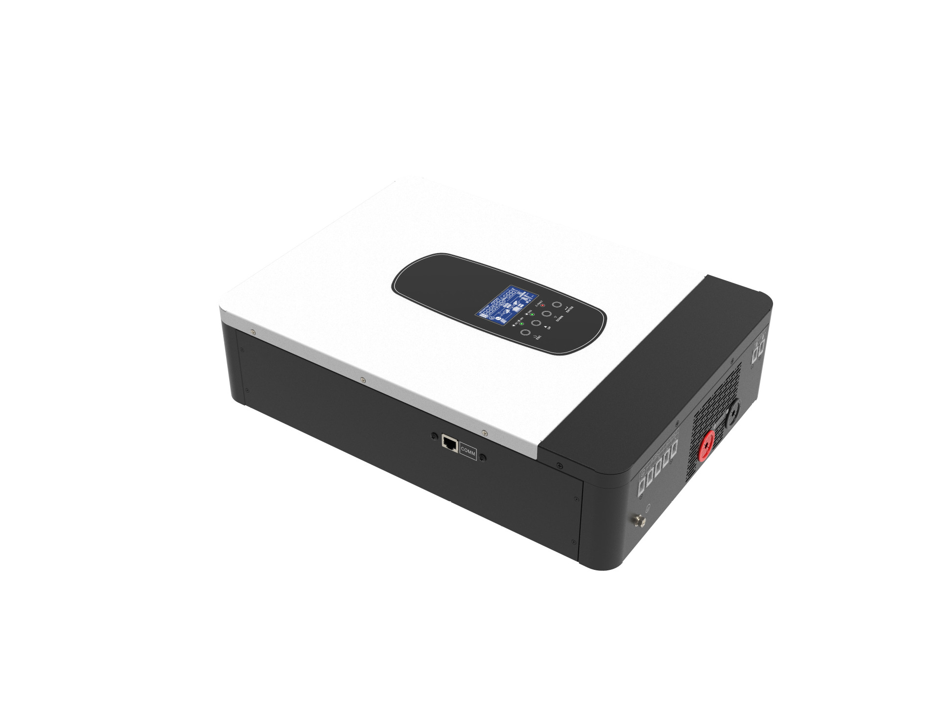 The 6.2KW48V to 220V reverse control all-in-one machine is equipped with an MPPT110APV55 wide-voltage photovoltaic inverter and a digital computer intelligent remote control pic 3