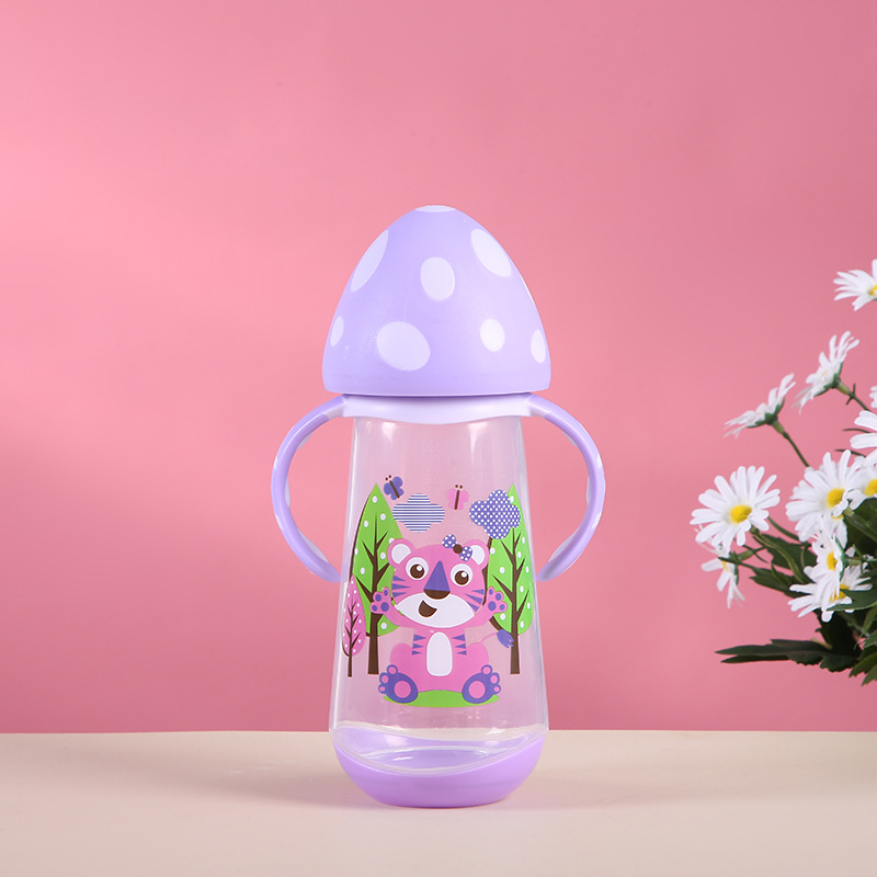 Cross-border wholesale of baby cartoon milk bottles, wide-mouth anti-swelling silicone pacifiers, baby feeding bottles, and maternal and infant products pic 5