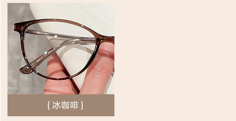 53新款超轻时尚TR90、款女百搭舒适高级感丹阳眼镜网上配眼镜详情6