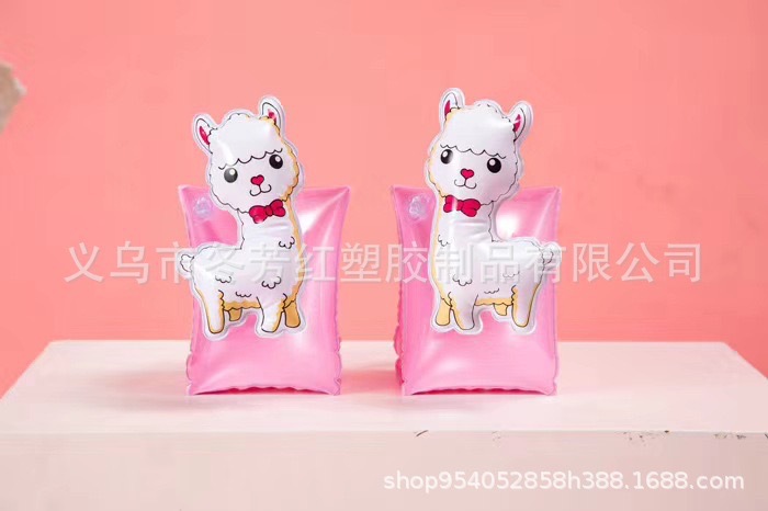 厂家直供PVC充气动物手臂圈加厚双气囊透明水袖泳圈涉水运动水上充气床充气浮排运动户外用品详情7