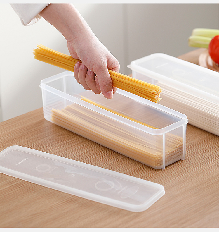 面条食品保鲜盒厨房塑料盒子密封盒长方形水果鸡蛋面条冰箱收纳储详情13