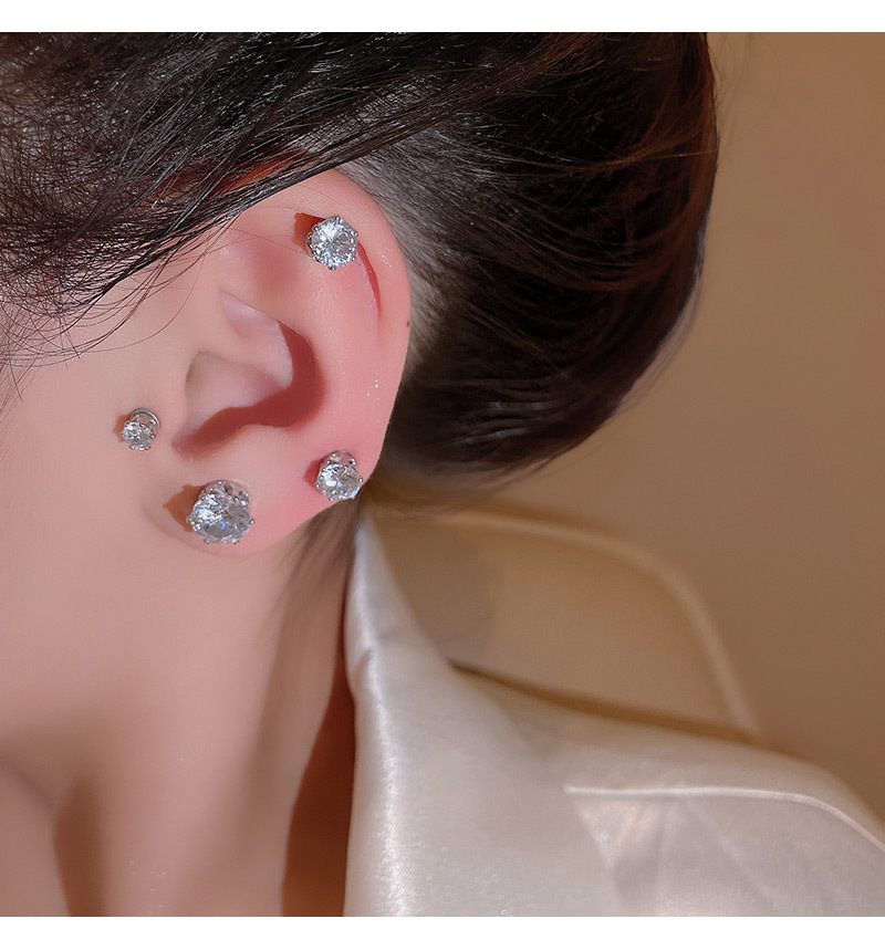网络爆款精致锆石磁吸耳钉无耳洞耳夹ins潮轻奢小众男女通用耳钉详情21