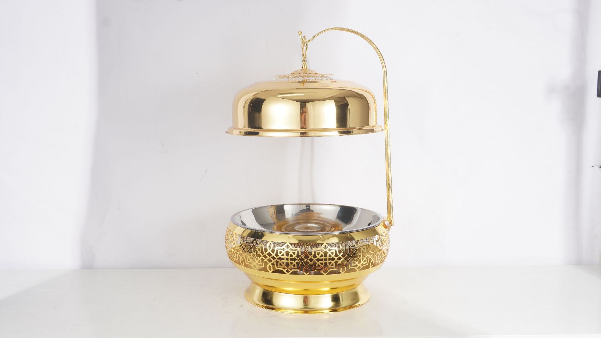 Cross-border best-selling luxury hanging lid stainless steel buffet stove, hotel and restaurant hook meal stove, alcohol stove, and Buffay stove pic 6