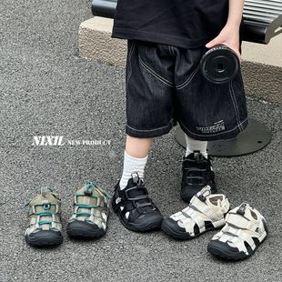 2025年夏季新款儿童老爹鞋时尚旋转扣童鞋单网透气男女童运动跑鞋详情9