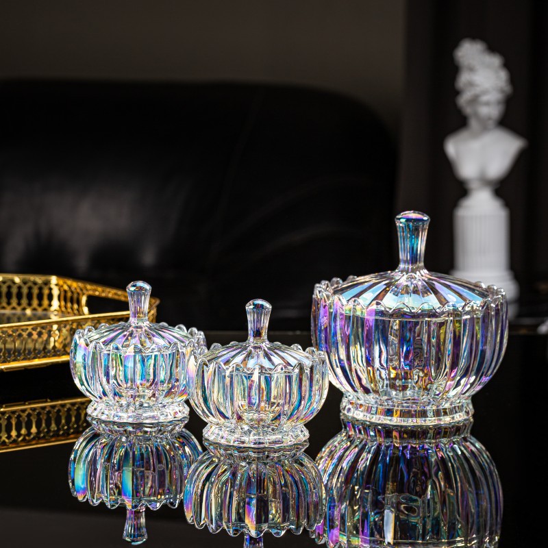 玻璃罐糖果罐香薰蜡烛罐干果罐收纳摆件储物盒首饰品盒消磁碗详情4