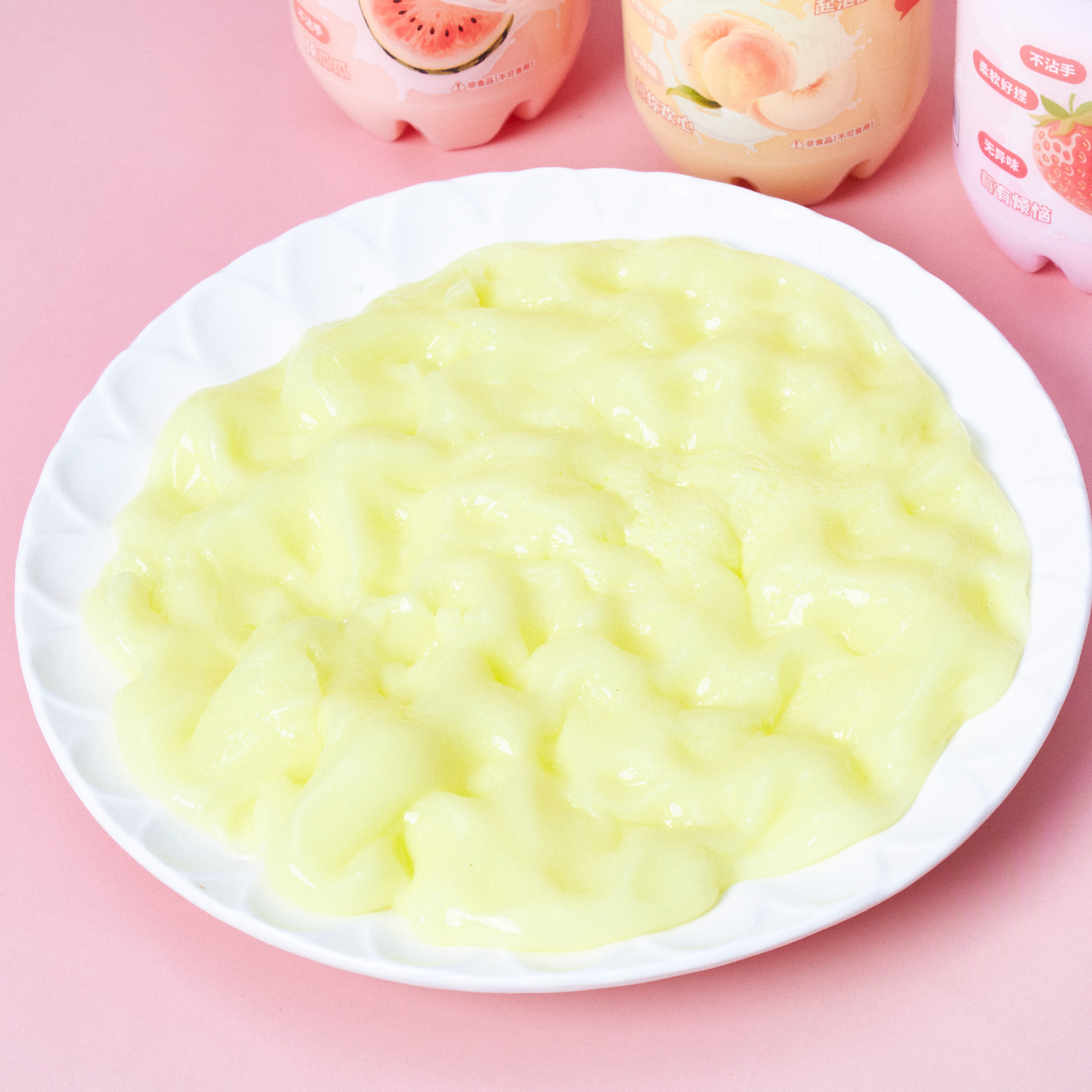 儿童史莱姆水果奶昔起泡胶不粘手超高颜值彩泥玩具水晶泥厂家直销详情18